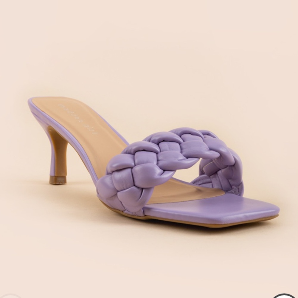 Francesca’s Madden Girl Shalaa Braided Band Kitten Heel